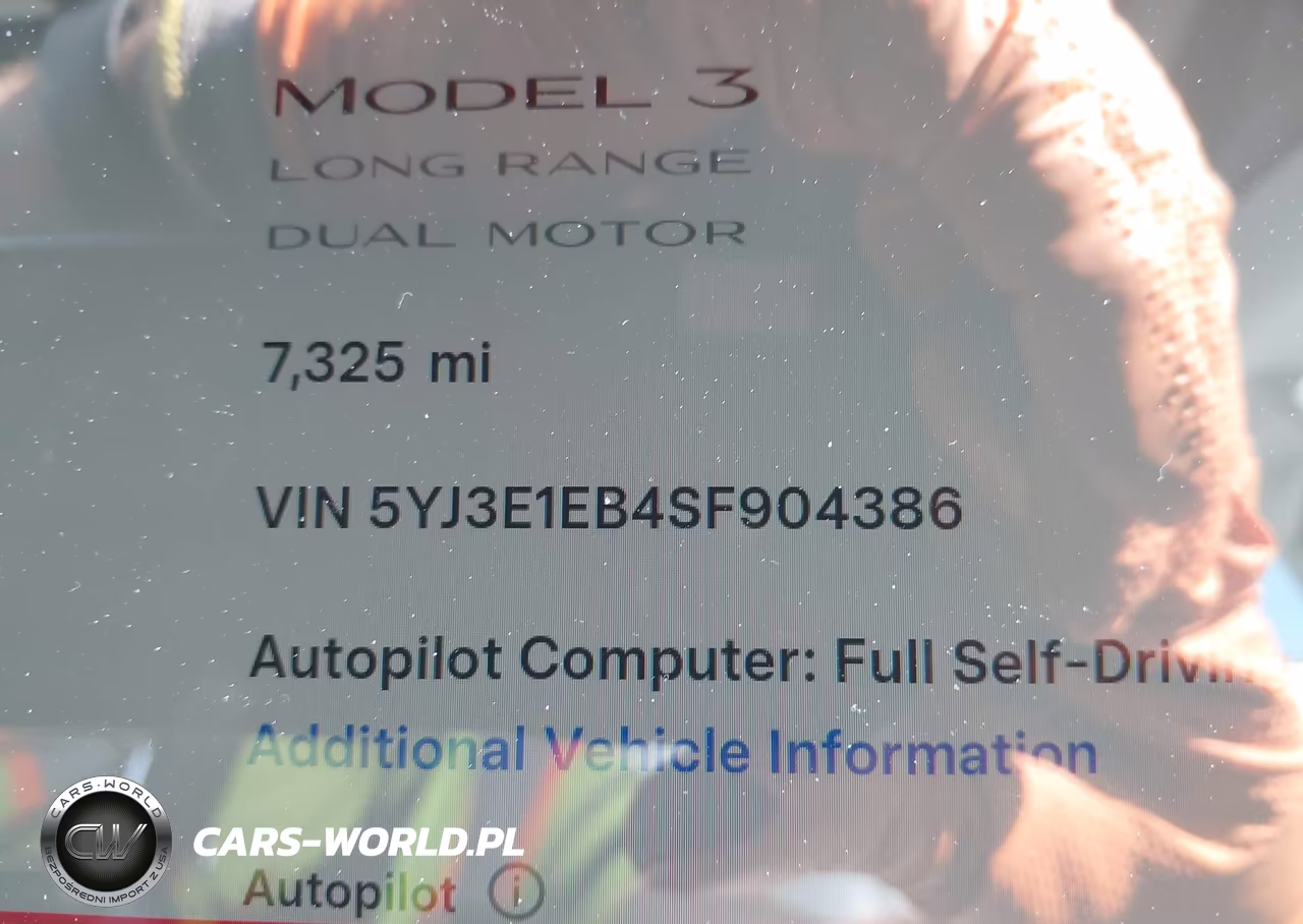 2025 Tesla Model 3 Long Range All-Wheel Drive VIN:5YJ3E1EB4SF904386 - 16