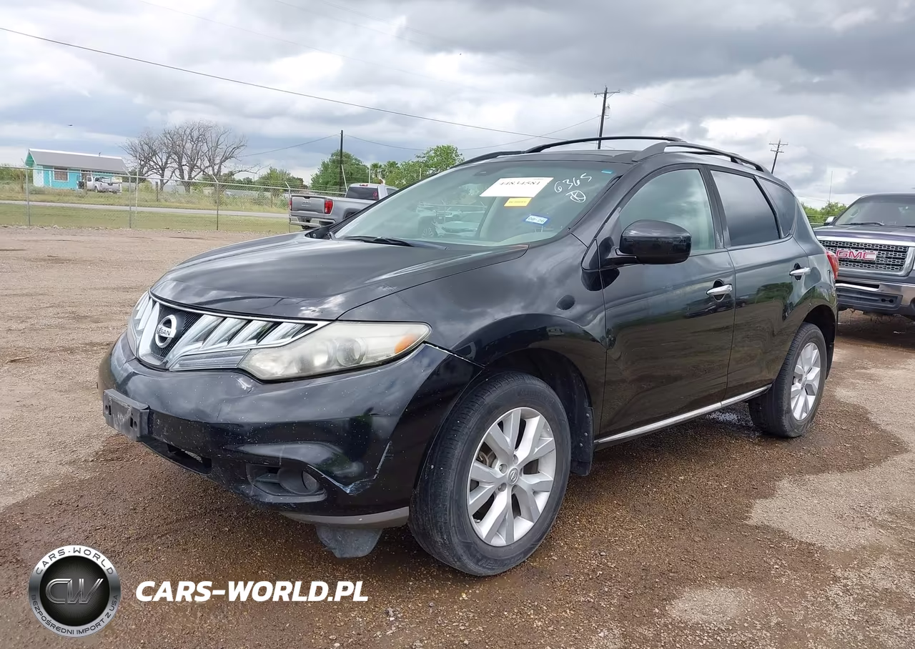 2011 Nissan Murano Sl VIN:JN8AZ1MU8BW056365 - 2