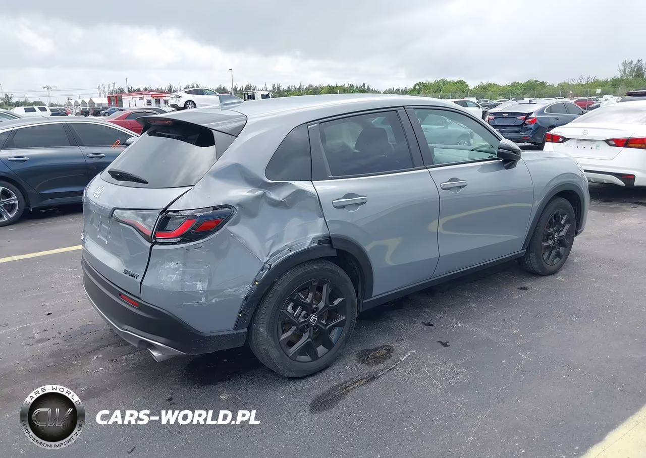 2025 Honda Hr-V 2Wd Sport VIN:3CZRZ1H54SM729826 - 4