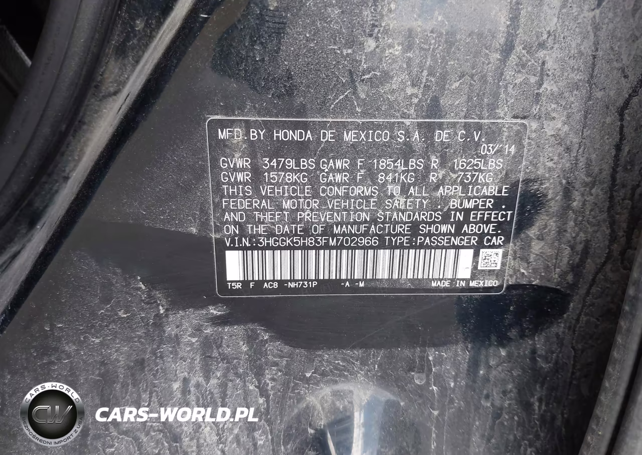 2015 Honda Fit Ex-Ex-L VIN:3HGGK5H83FM702966 - 9