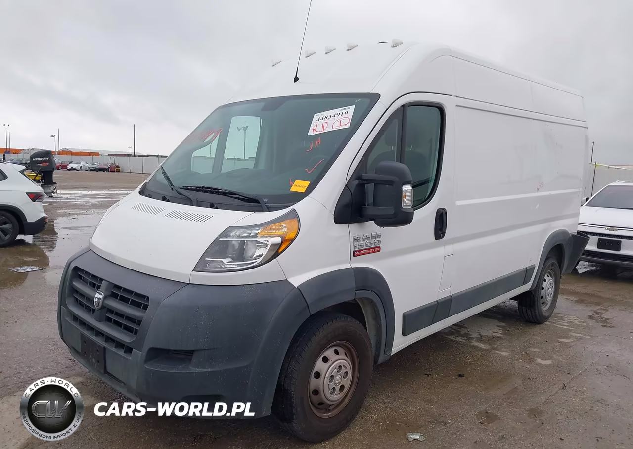 2018 Ram Promaster 1500 High Roof 136 Wb VIN:3C6TRVBG6JE139950 - 2