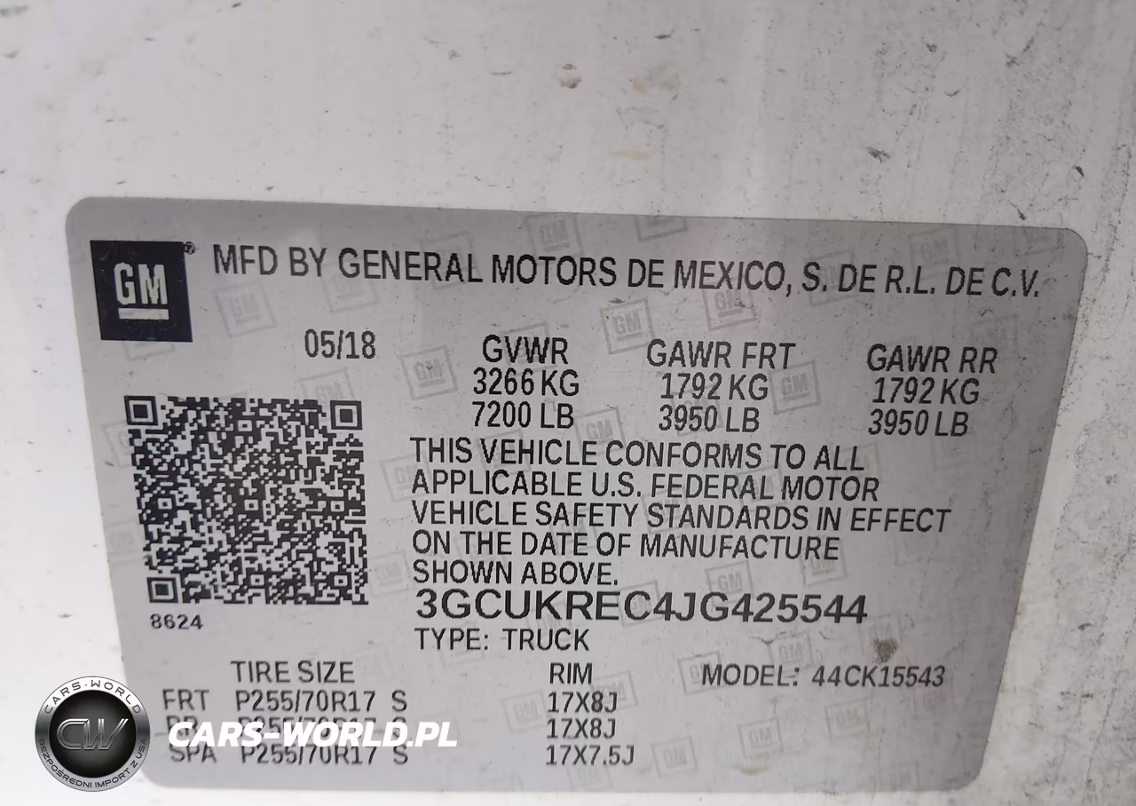 2018 Chevrolet Silverado 1500 1Lt VIN:3GCUKREC4JG425544 - 9