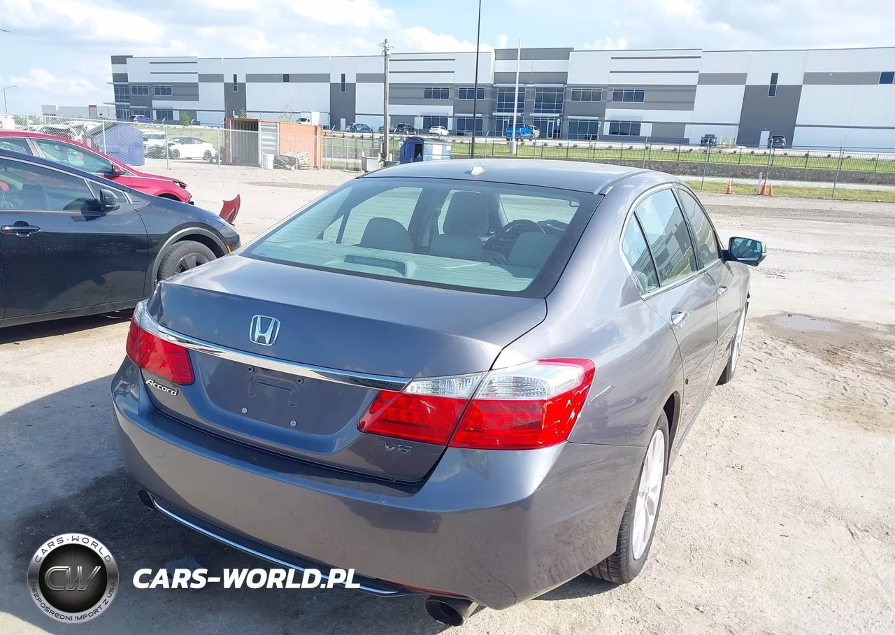2014 Honda Accord Ex-L V-6 VIN:1HGCR3F84EA043664 - 4