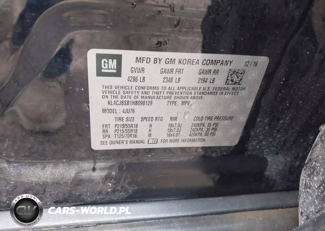 2017 Buick Encore Preferred Ii VIN:KL4CJBSB1HB098129 - 9