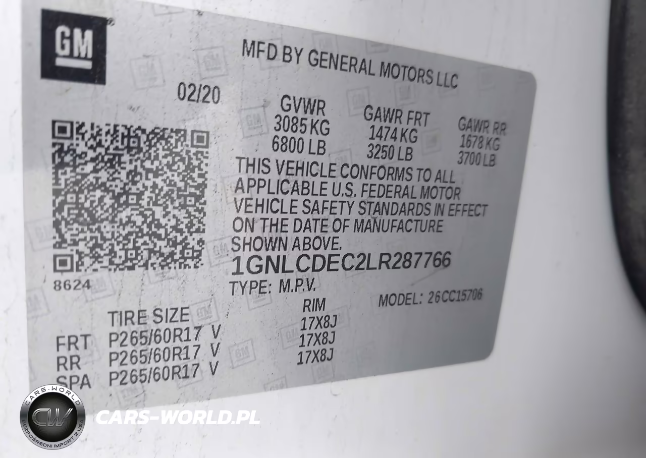 2020 Chevrolet Tahoe 2Wd Commercial Fleet VIN:1GNLCDEC2LR287766 - 9