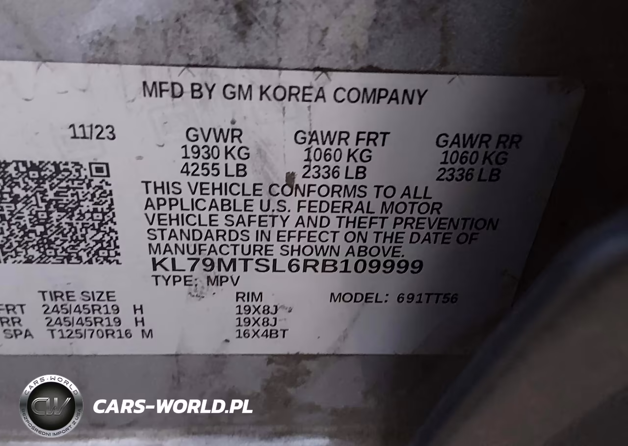 2024 Chevrolet Trailblazer Fwd Rs VIN:KL79MTSL6RB109999 - 9