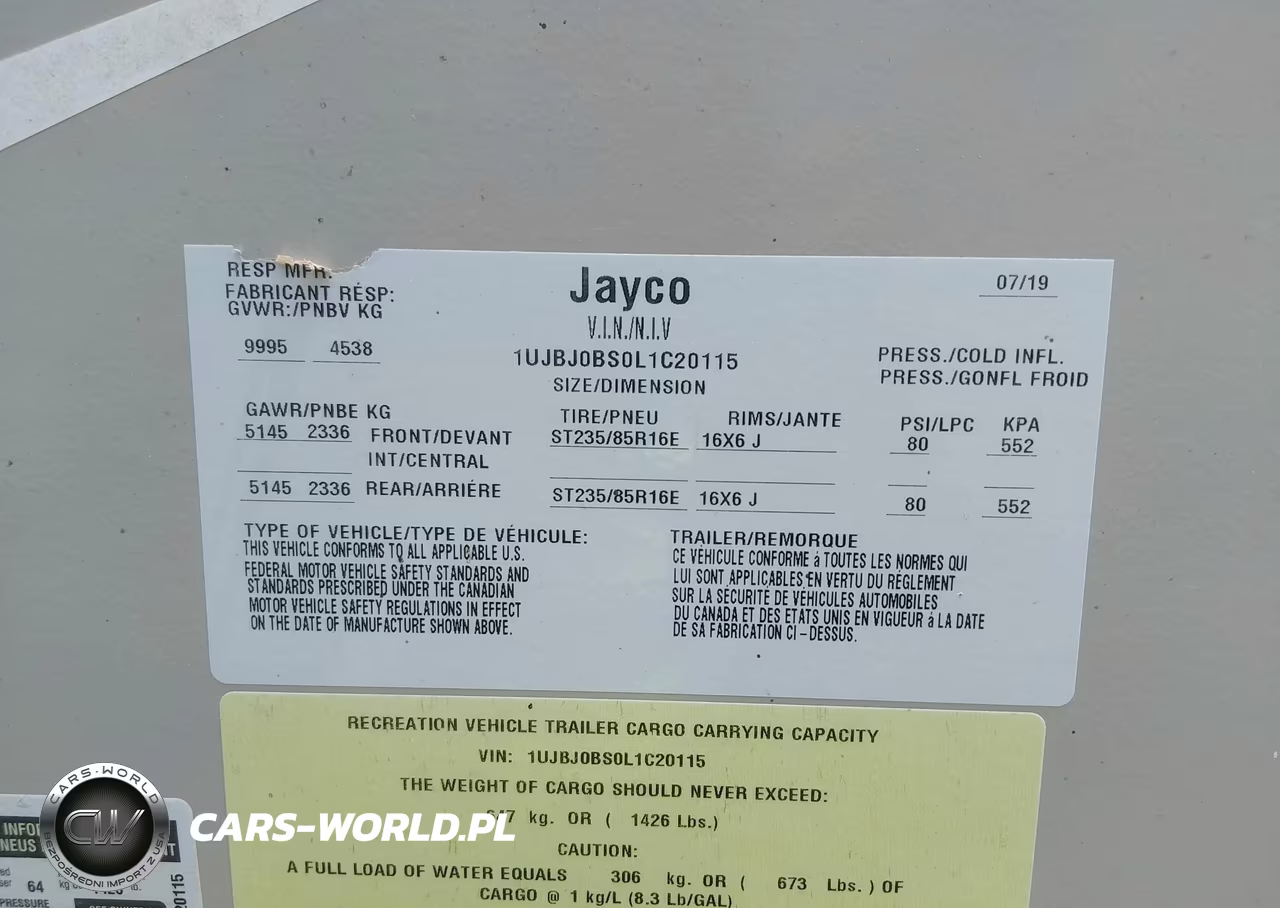 2020 Jayco Eagle 35Ft VIN:1UJBJ0BS0L1C20115 - 9