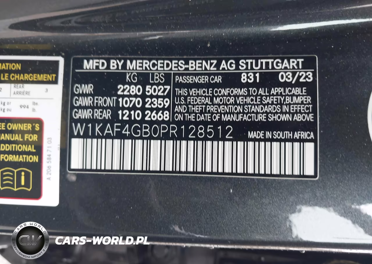 2023 Mercedes-Benz C 300 Sedan VIN:W1KAF4GB0PR128512 - 9