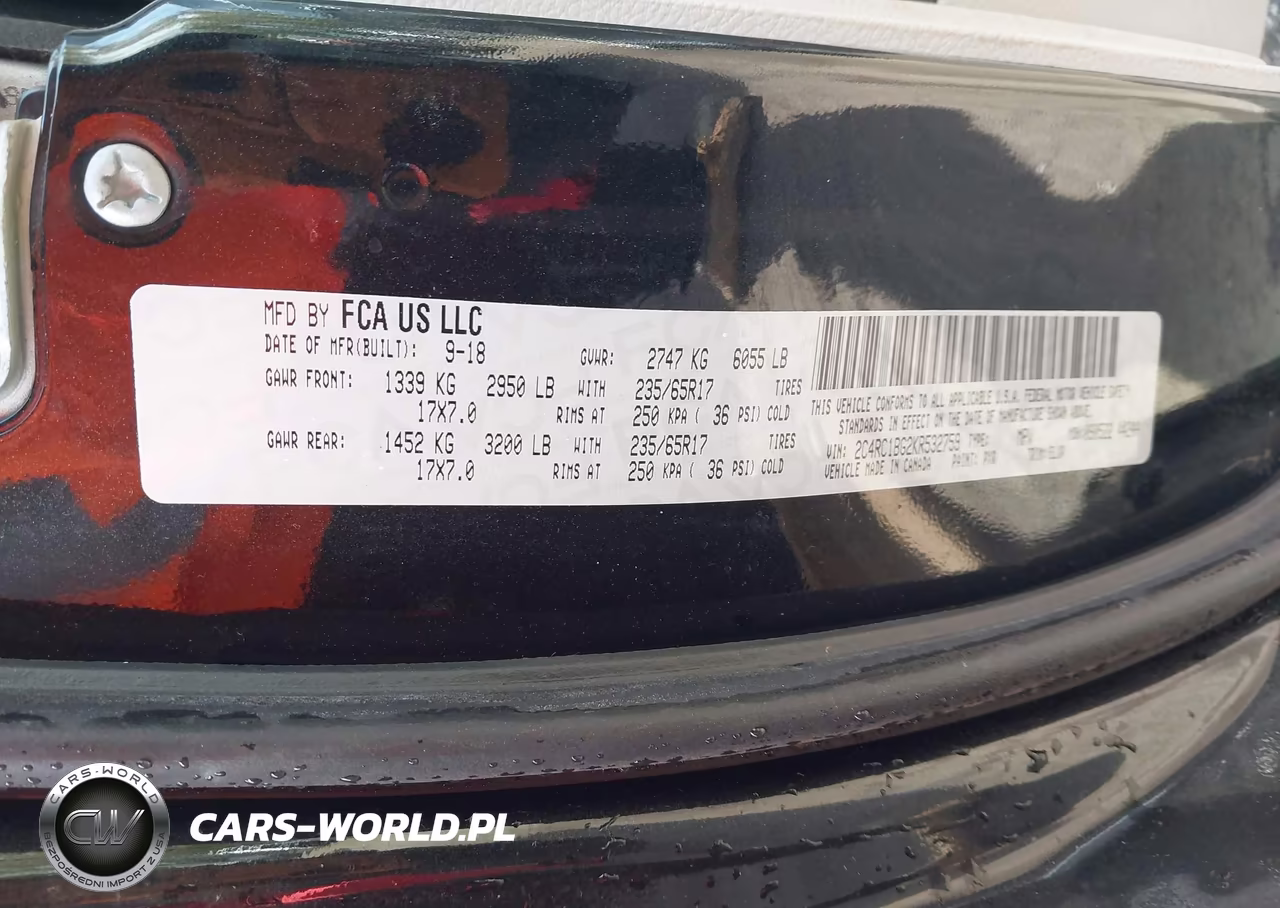 2019 Chrysler Pacifica Touring L VIN:2C4RC1BG2KR532759 - 9
