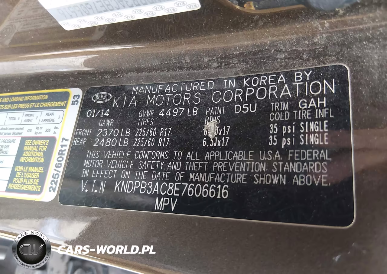 2014 Kia Sportage Lx VIN:KNDPB3AC8E7606616 - 9