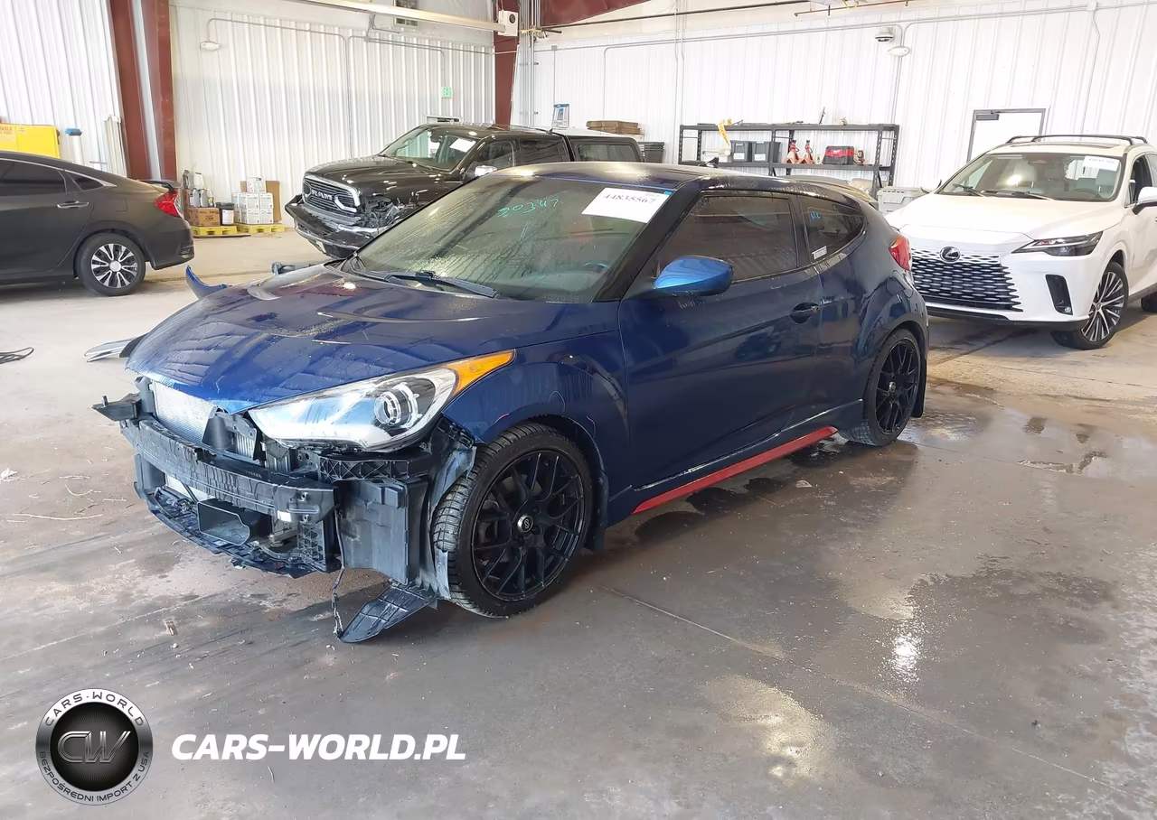 2017 Hyundai Veloster Turbo R-Spec VIN:KMHTC6AE5HU318536 - 2