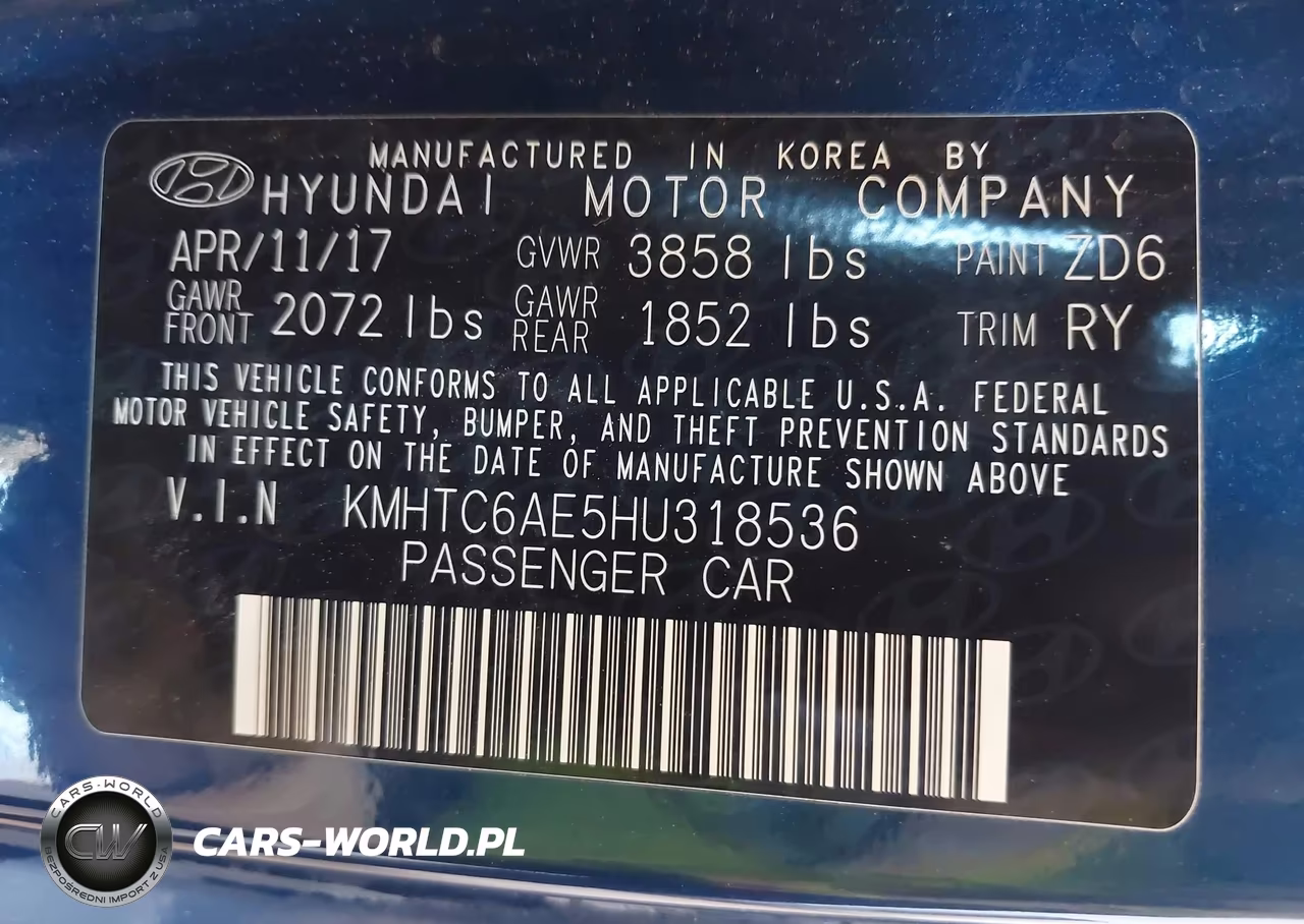 2017 Hyundai Veloster Turbo R-Spec VIN:KMHTC6AE5HU318536 - 9