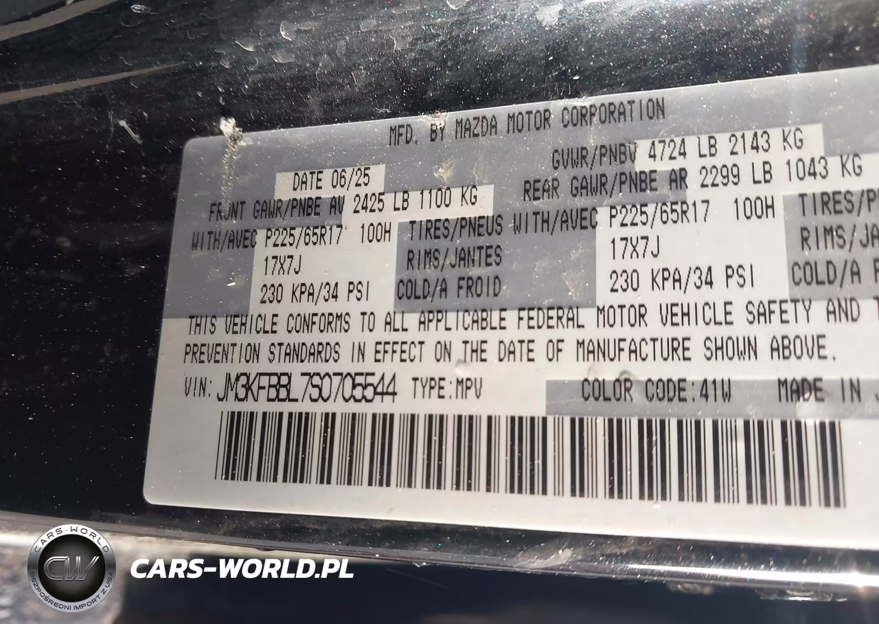 2025 Mazda Cx-5 2.5 S Select VIN:JM3KFBBL7S0705544 - 9