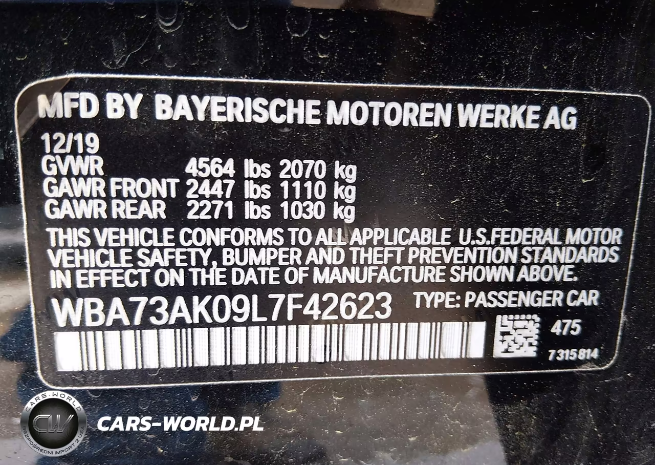 2020 BMW 228I Gran Coupe xDrive VIN:WBA73AK09L7F42623 - 9
