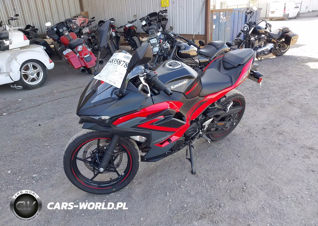 2025 Kawasaki Ex500 VIN:ML5EXGG11SDA69300 - 2