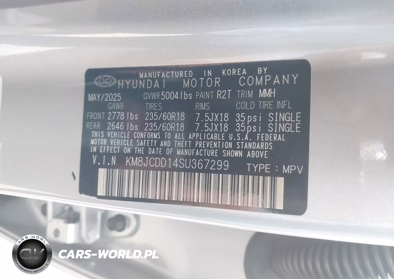 2025 Hyundai Tucson Hybrid Sel Convenience VIN:KM8JCDD14SU367299 - 9