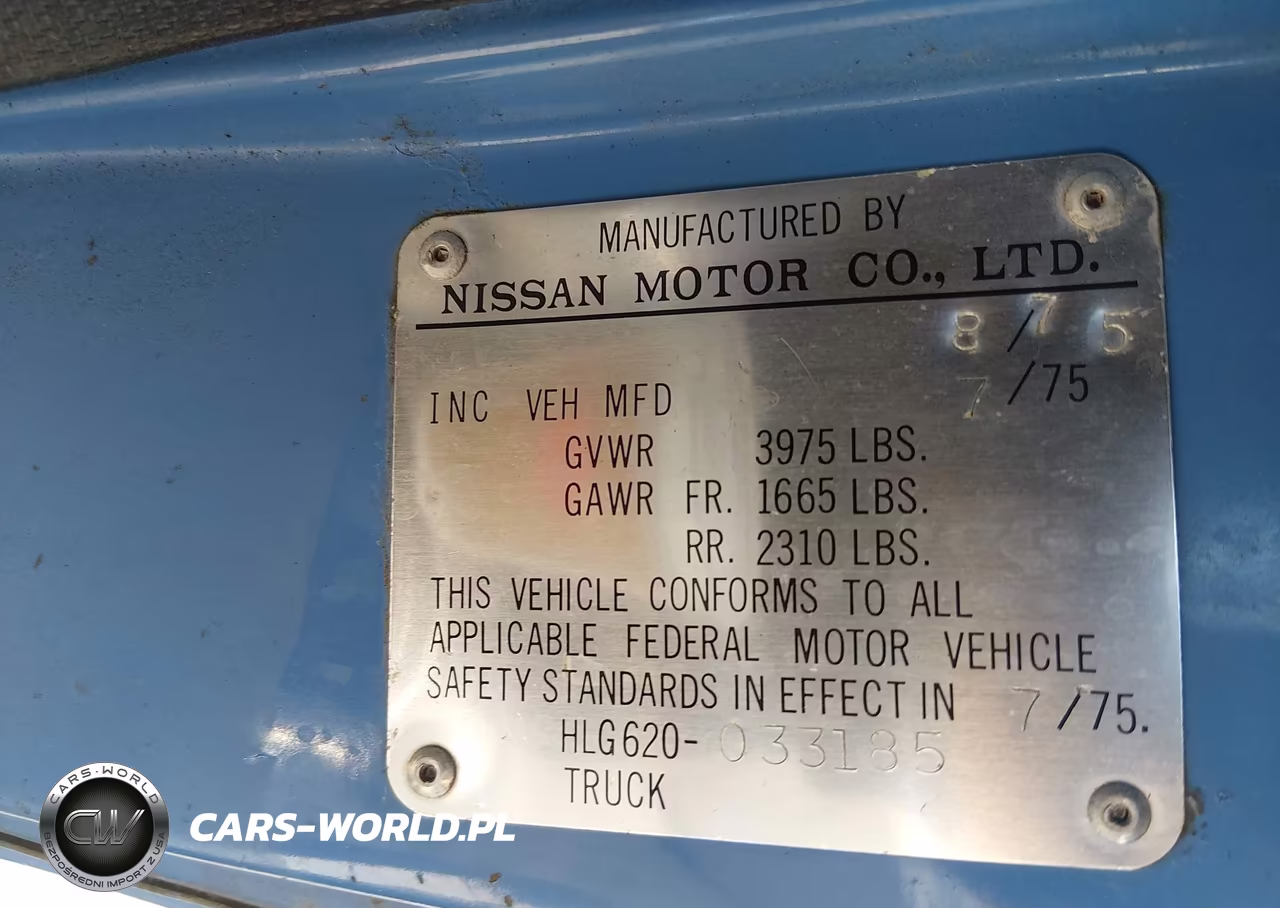 1975 Datsun Pk VIN:00000HLG620033185 - 9