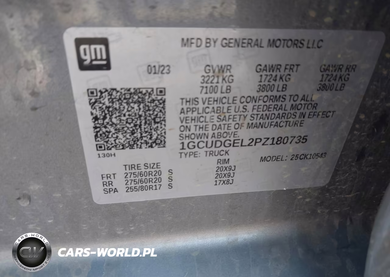 2023 Chevrolet Silverado 1500 4Wd Short Bed Ltz VIN:1GCUDGEL2PZ180735 - 9