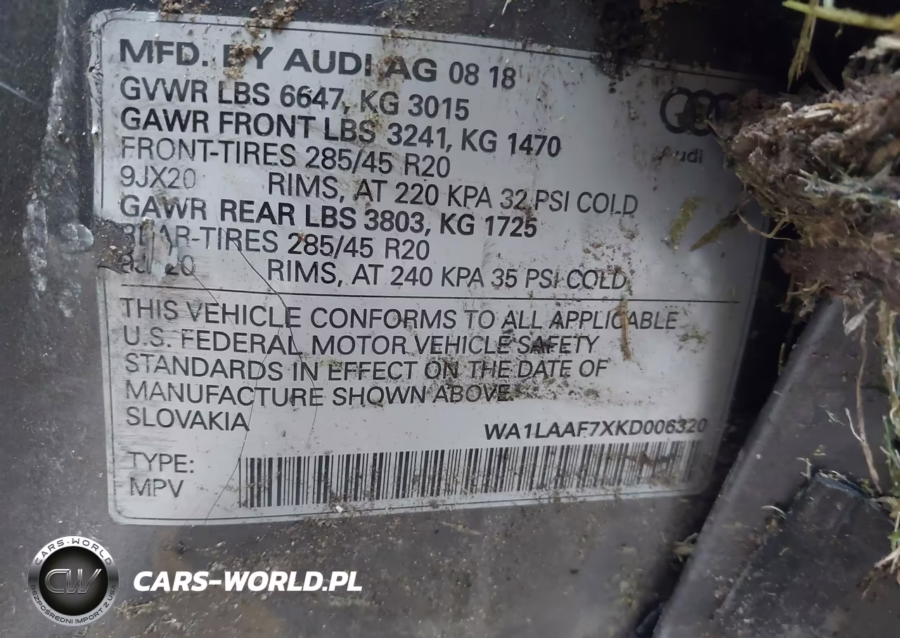 2019 Audi Q7 55 Premium-55 Se Premium VIN:WA1LAAF7XKD006320 - 9