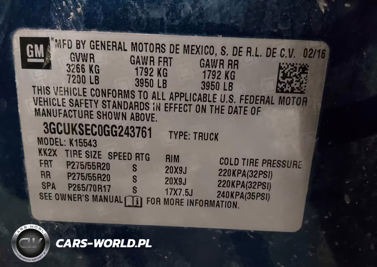 2016 Chevrolet Silverado 1500 1Lz VIN:3GCUKSEC0GG243761 - 9