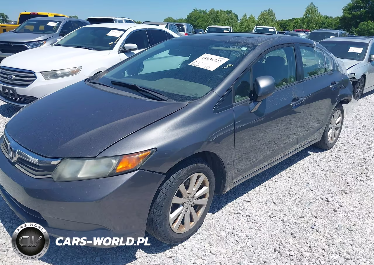 2012 Honda Civic Ex-L VIN:2HGFB2F91CH525379 - 2
