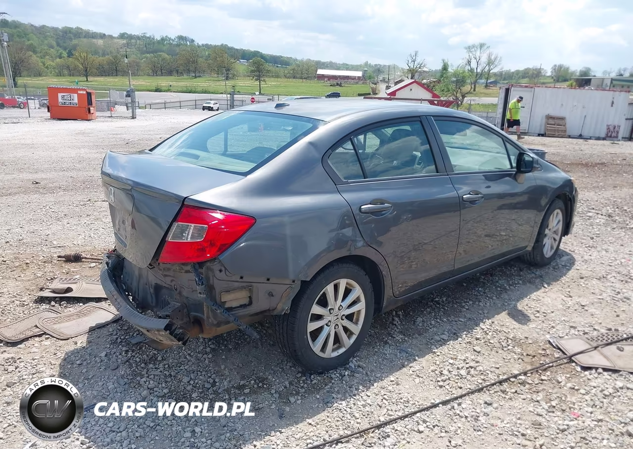 2012 Honda Civic Ex-L VIN:2HGFB2F91CH525379 - 4