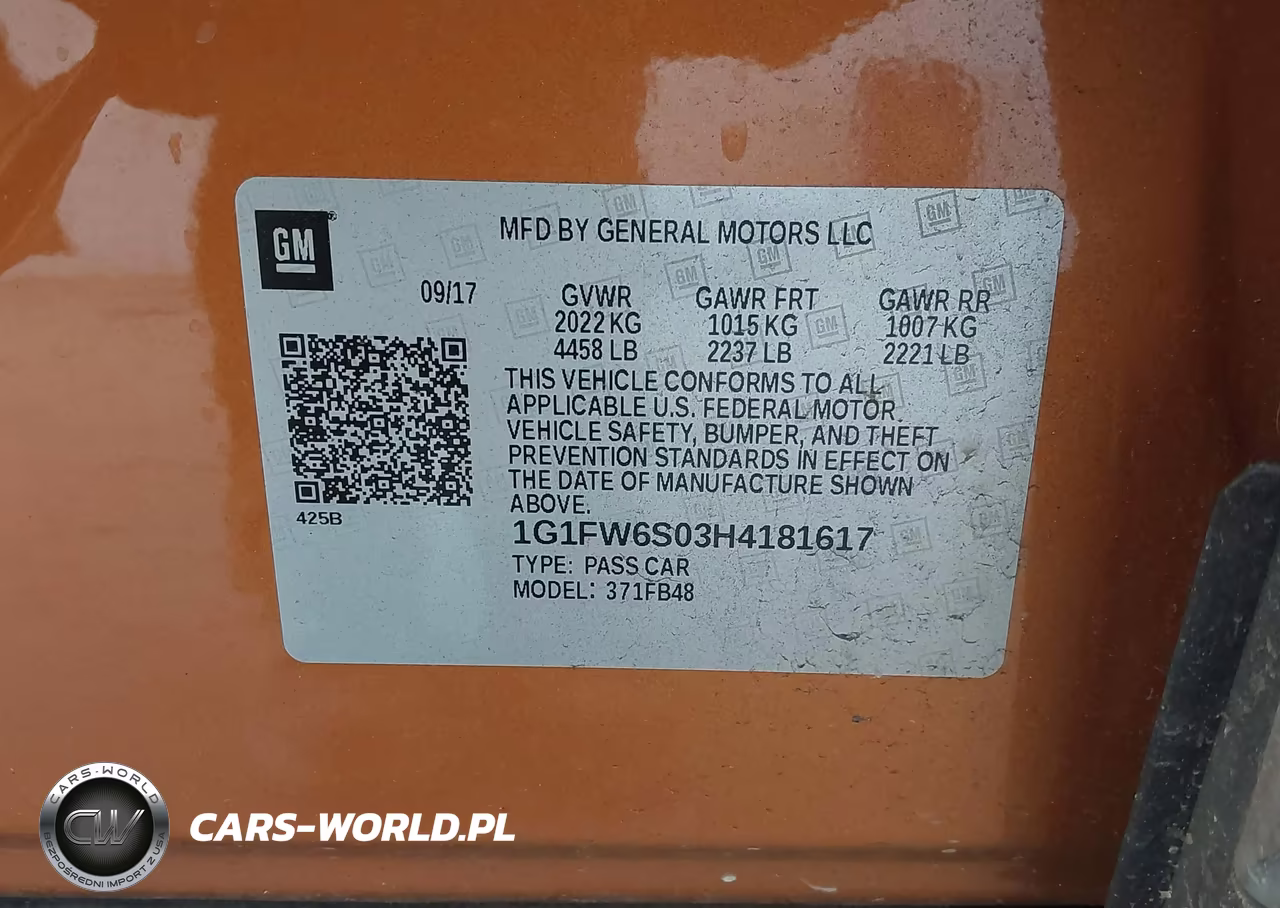 2017 Chevrolet Bolt Ev Lt VIN:1G1FW6S03H4181617 - 9