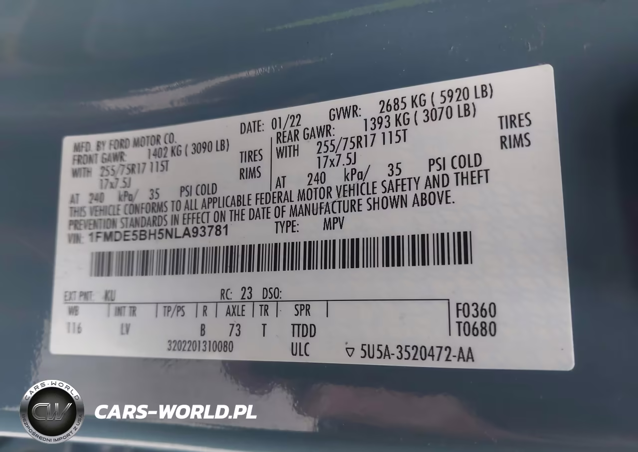 2022 Ford Bronco Big Bend VIN:1FMDE5BH5NLA93781 - 9
