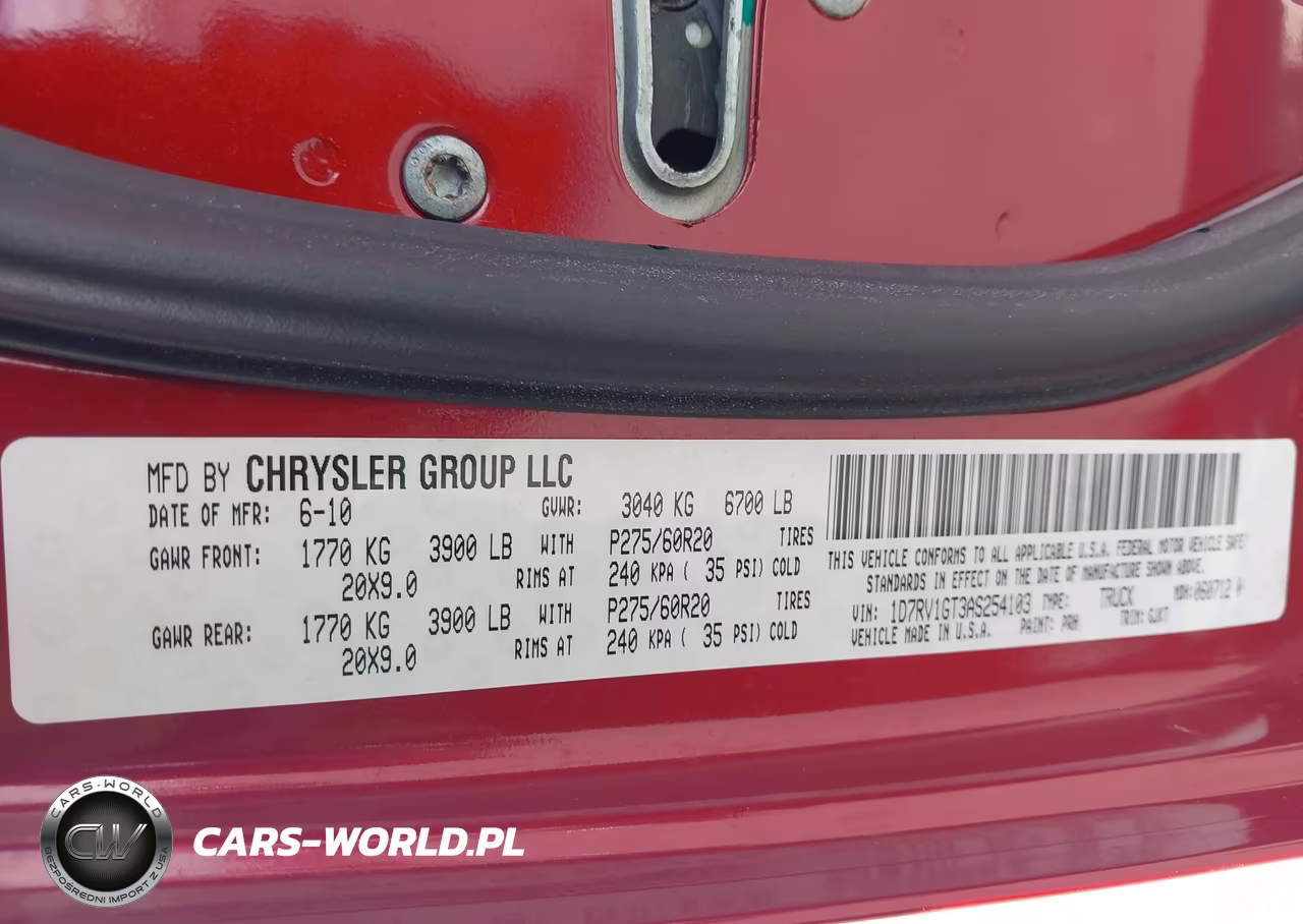2010 Dodge Ram 1500 Laramie VIN:1D7RV1GT3AS254103 - 9