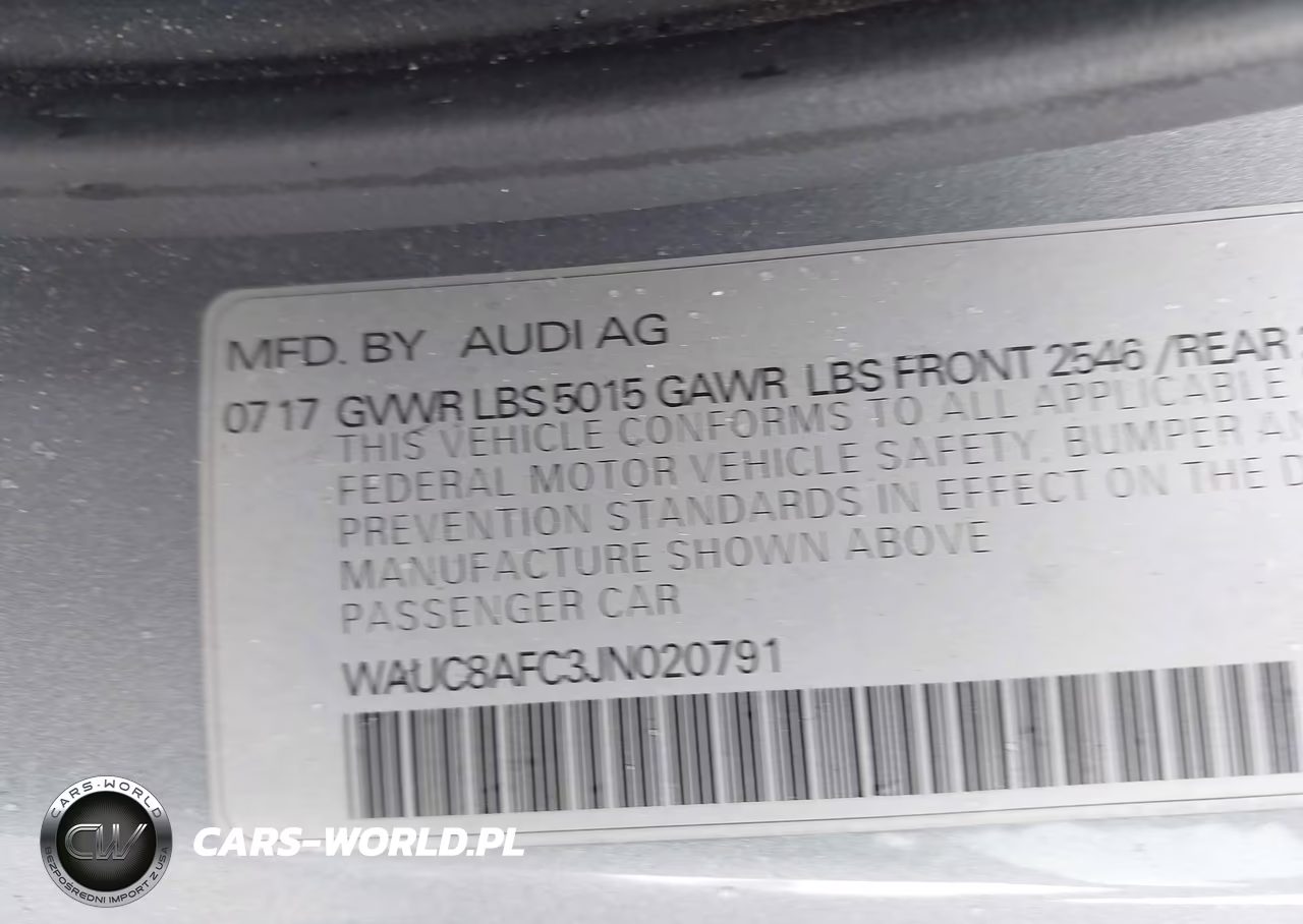 2018 Audi A6 2.0T Premium-2.0T Sport VIN:WAUC8AFC3JN020791 - 9