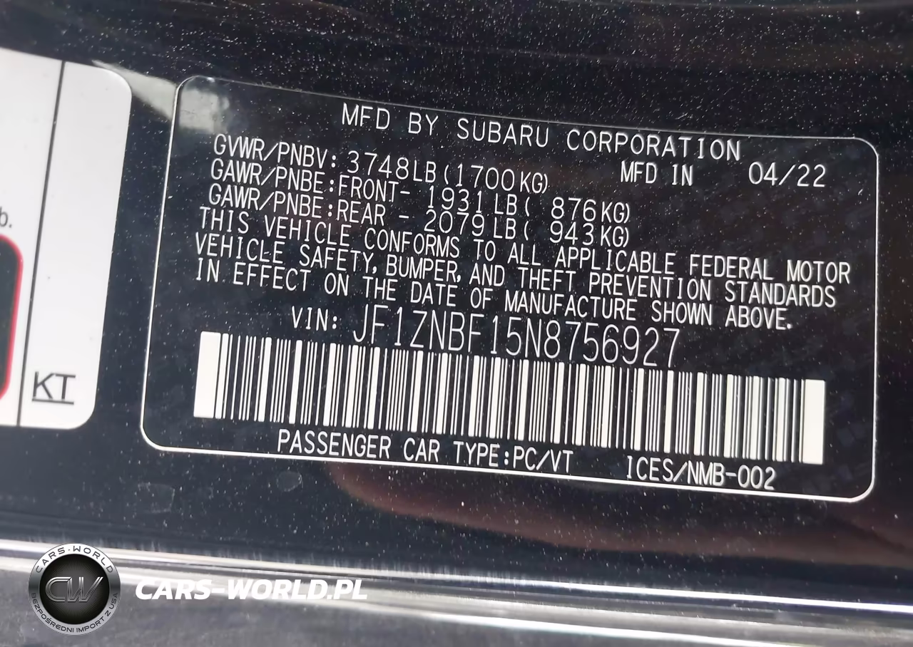 2022 Toyota Gr86 Premium VIN:JF1ZNBF15N8756927 - 9