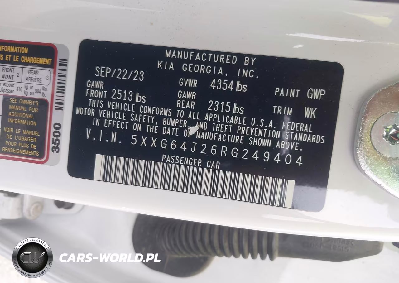 2024 Kia K5 Gt-Line VIN:5XXG64J26RG249404 - 9