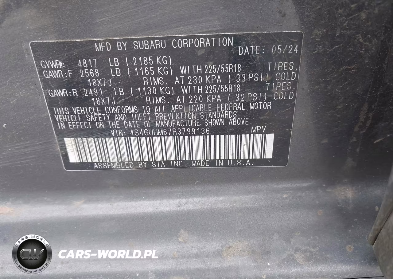 2024 Subaru Crosstrek Limited VIN:4S4GUHM67R3799136 - 9