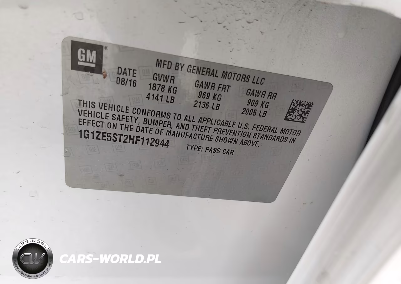 2017 Chevrolet Malibu 1Lt VIN:1G1ZE5ST2HF112944 - 9