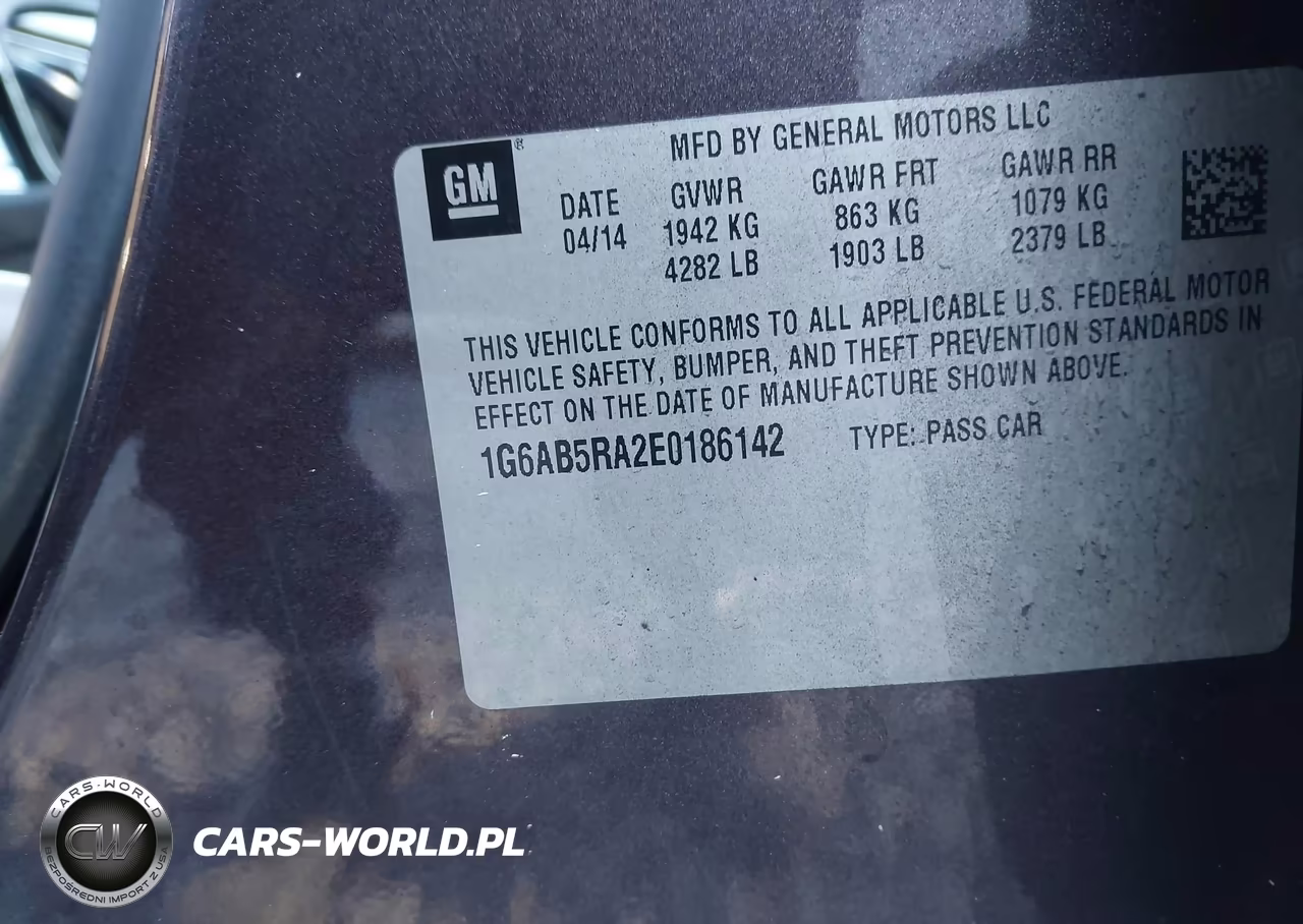 2014 Cadillac Ats Luxury VIN:1G6AB5RA2E0186142 - 9