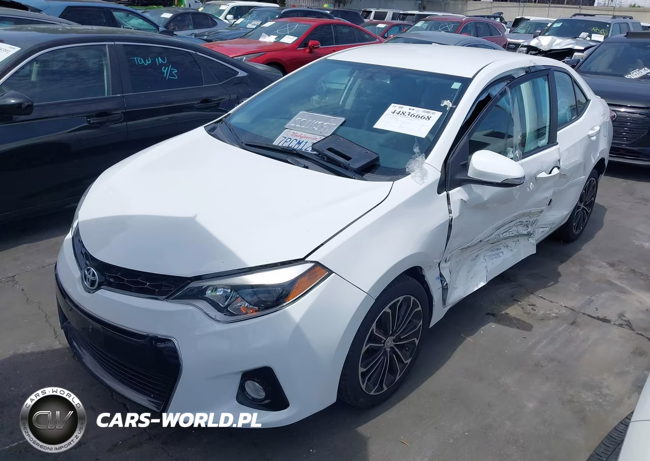 2016 Toyota Corolla S Plus VIN:5YFBURHEXGP388713 - 2