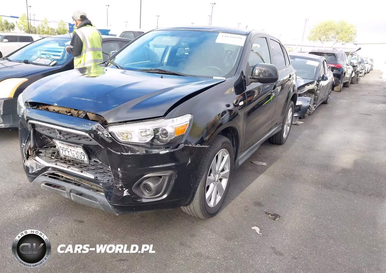 2014 Mitsubishi Outlander Sport Es VIN:4A4AP3AU8EE024164 - 2