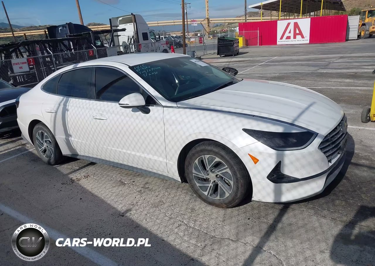 2021 Hyundai Sonata Blue VIN:KMHL24JJ6MA035367 - 14