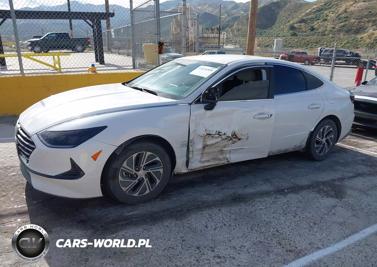 2021 Hyundai Sonata Blue VIN:KMHL24JJ6MA035367 - 15