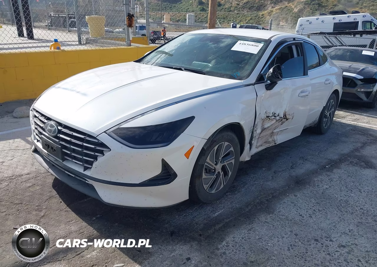2021 Hyundai Sonata Blue VIN:KMHL24JJ6MA035367 - 2