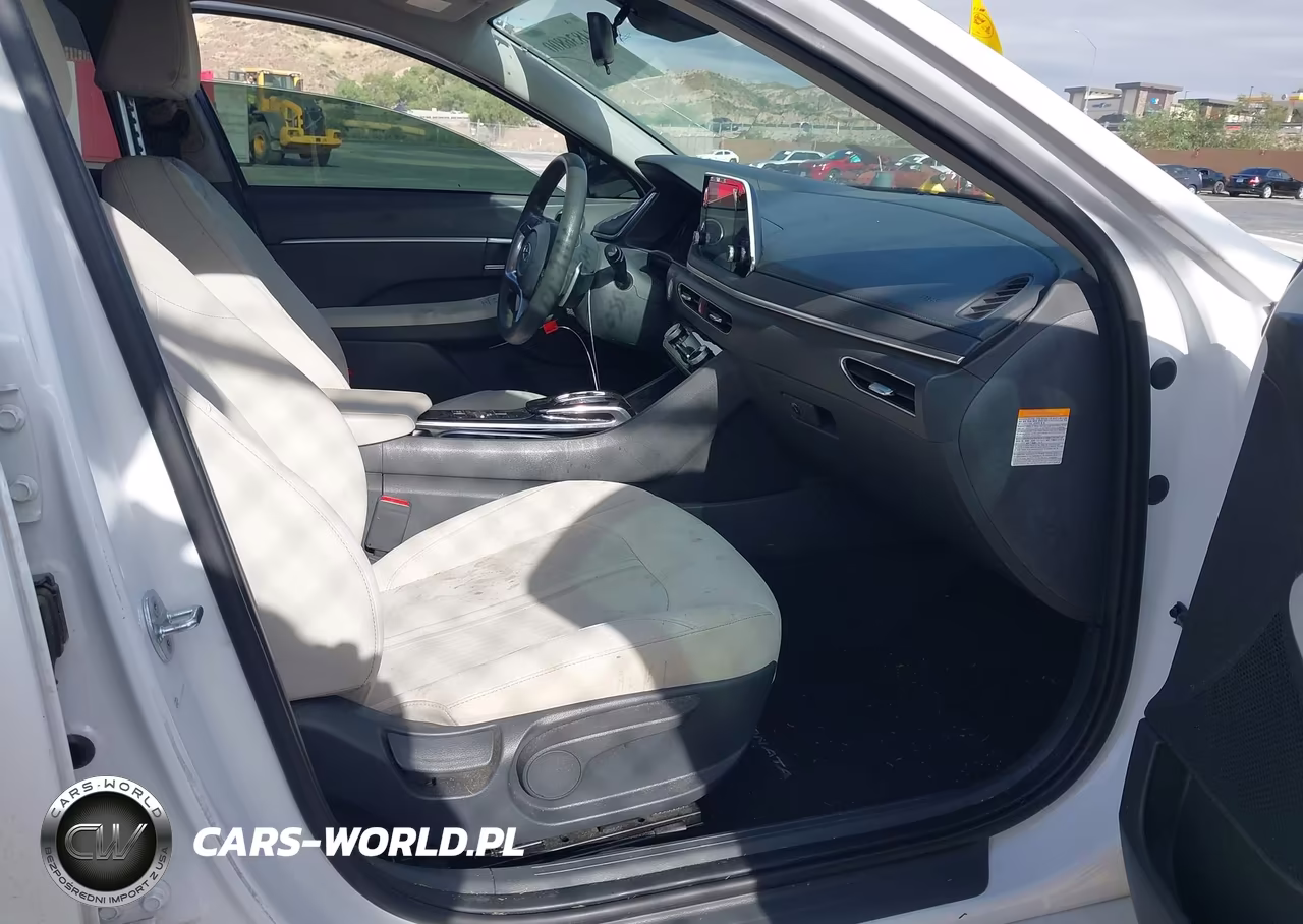 2021 Hyundai Sonata Blue VIN:KMHL24JJ6MA035367 - 5