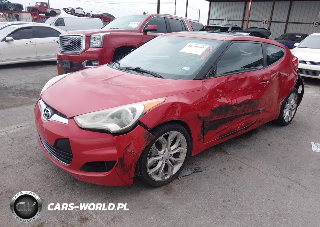 2013 Hyundai Veloster Base W-Black VIN:KMHTC6AD5DU135736 - 2