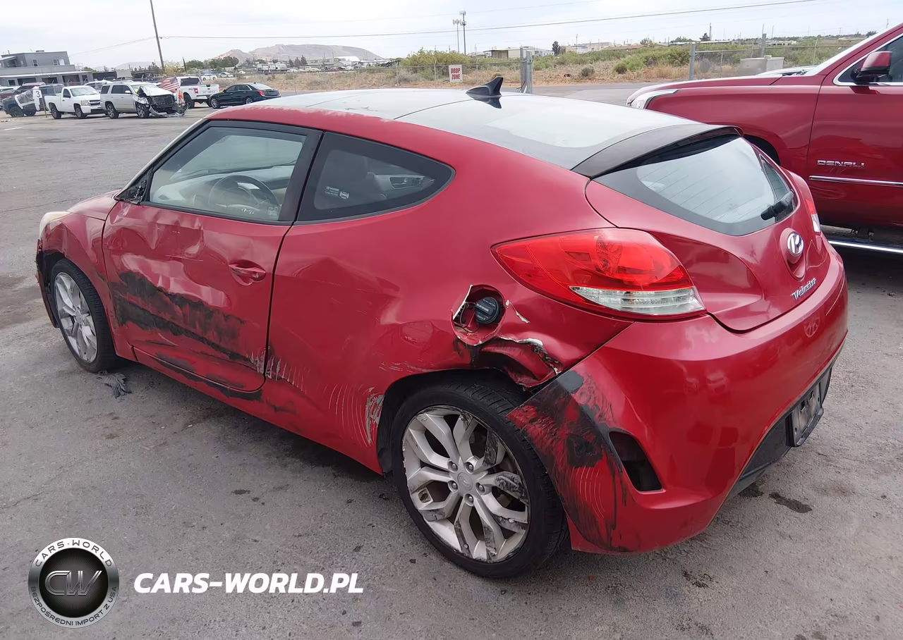 2013 Hyundai Veloster Base W-Black VIN:KMHTC6AD5DU135736 - 3