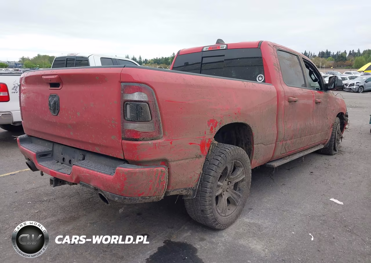 2021 Ram 1500 Big Horn 4X4 6'4 Box VIN:1C6SRFMT9MN659040 - 4