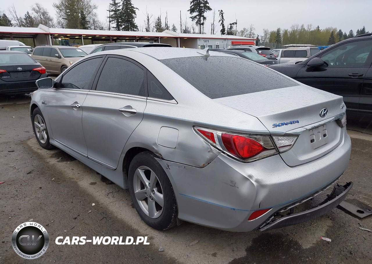 2011 Hyundai Sonata Hybrid VIN:KMHEC4A42BA003125 - 3