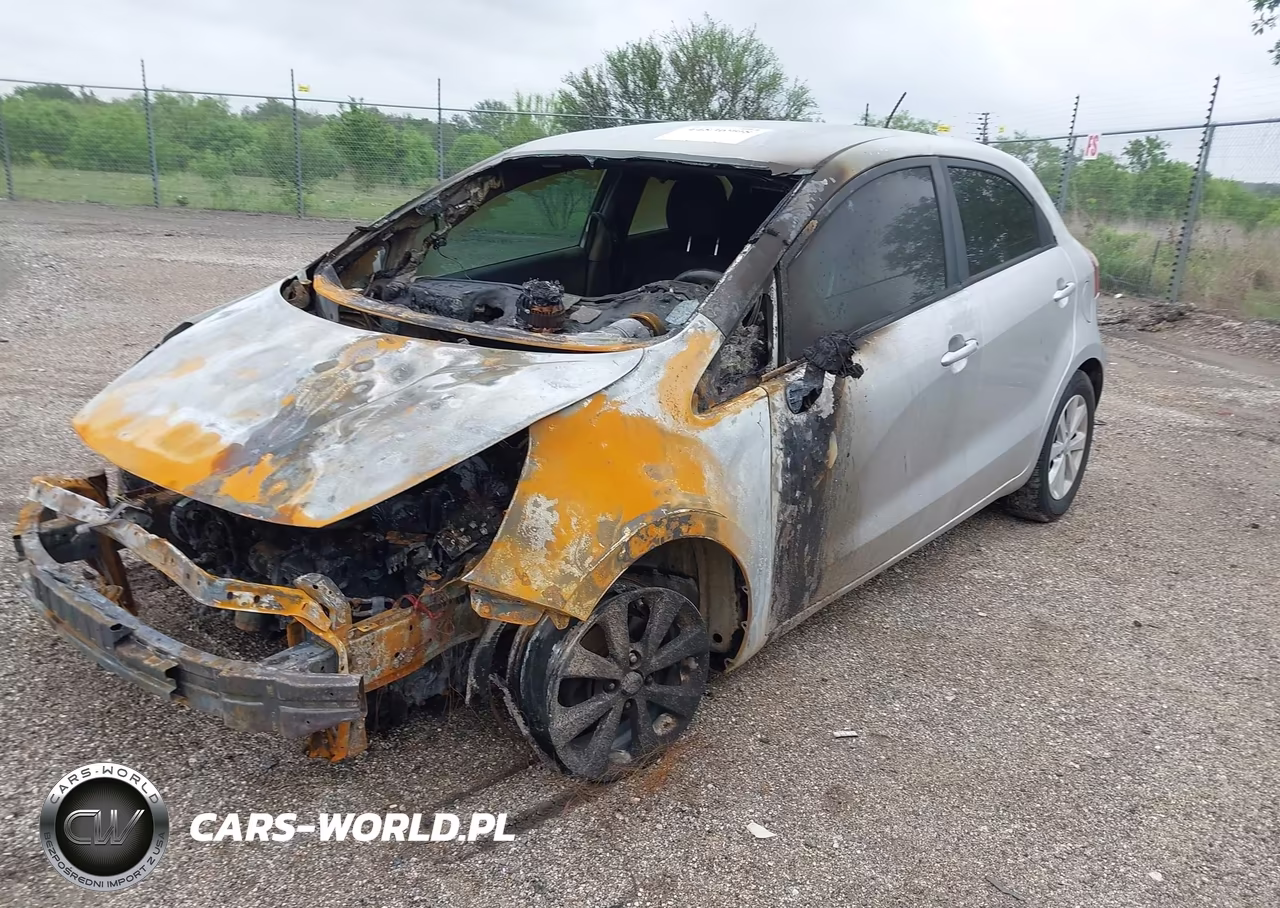 2014 Kia Rio Ex VIN:KNADN5A3XE6391233 - 2