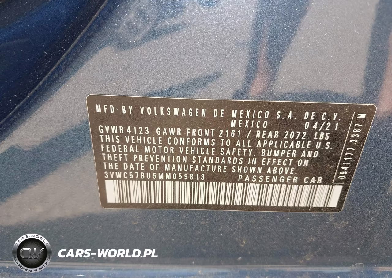 2021 Volkswagen Jetta 1.4T R-Line-1.4T S-1.4T Se VIN:3VWC57BU5MM059813 - 9