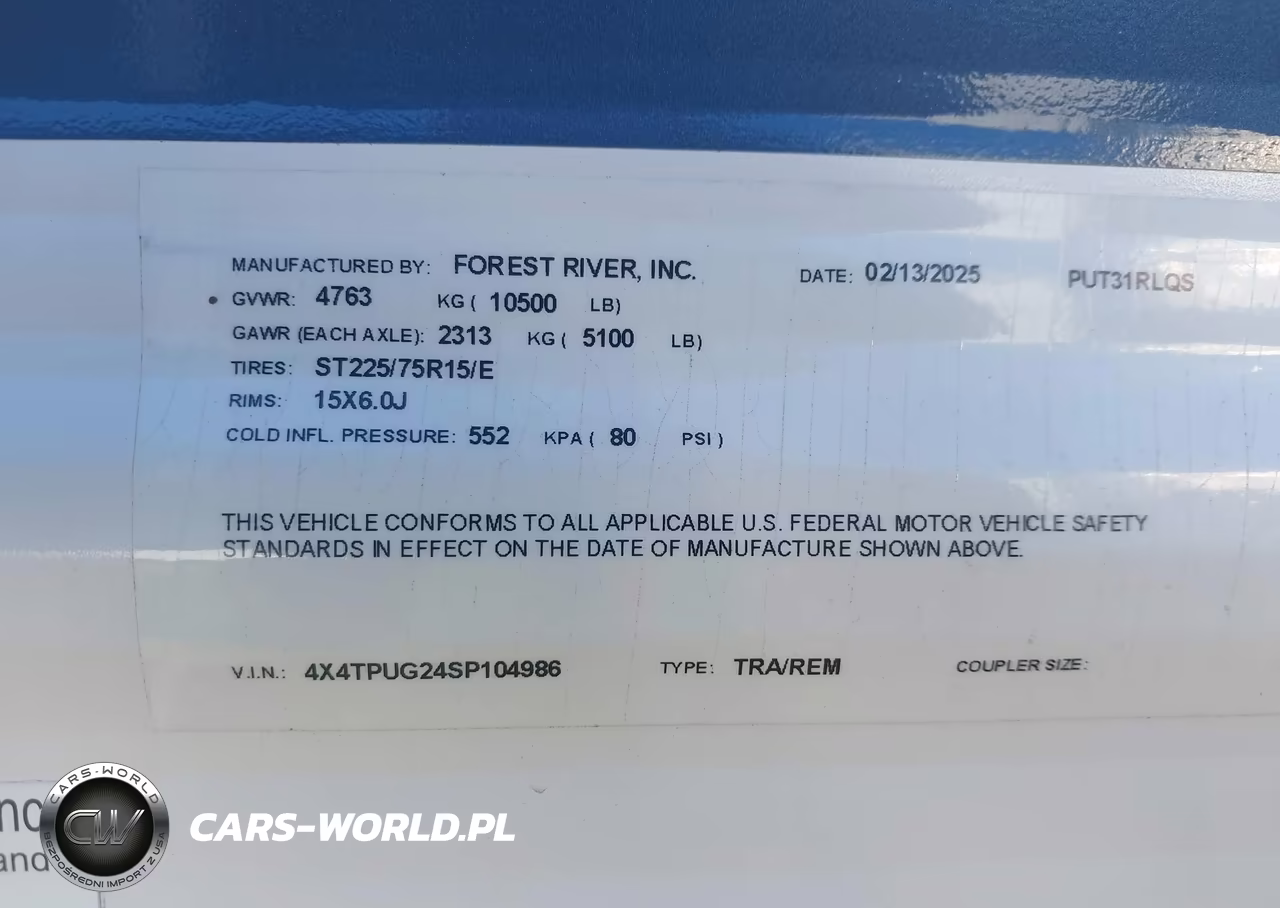 2025 Palomino Puma31Rlqs VIN:4X4TPUG24SP104986 - 9