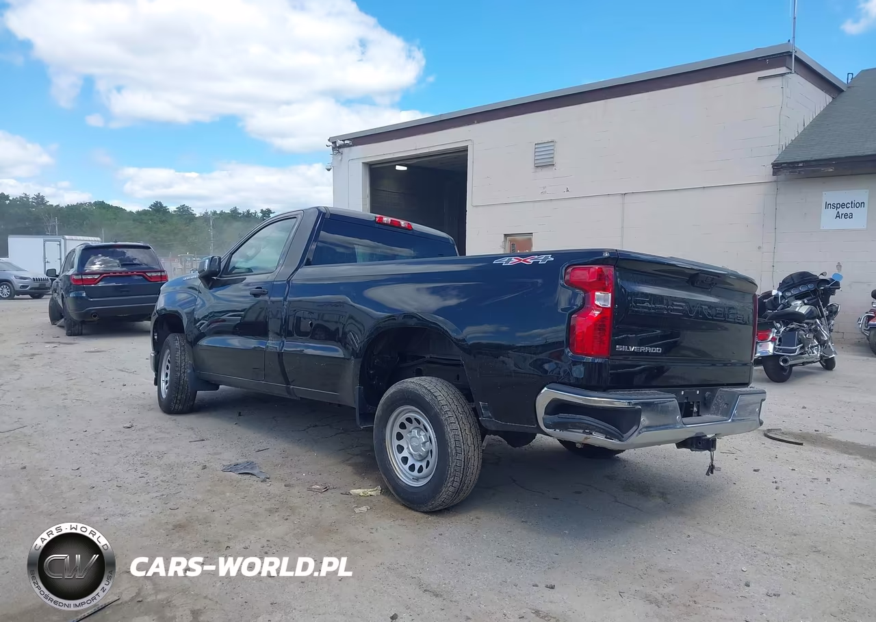 2024 Chevrolet Silverado 1500 4Wd Long Bed Wt VIN:3GCNDAED5RG102866 - 3