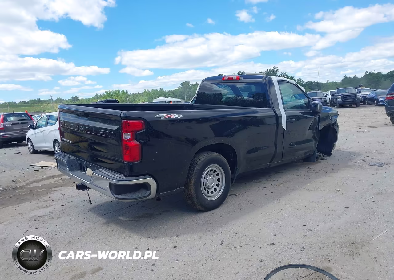 2024 Chevrolet Silverado 1500 4Wd Long Bed Wt VIN:3GCNDAED5RG102866 - 4